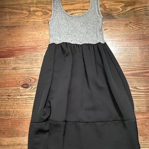Gray and black dress. Like new.